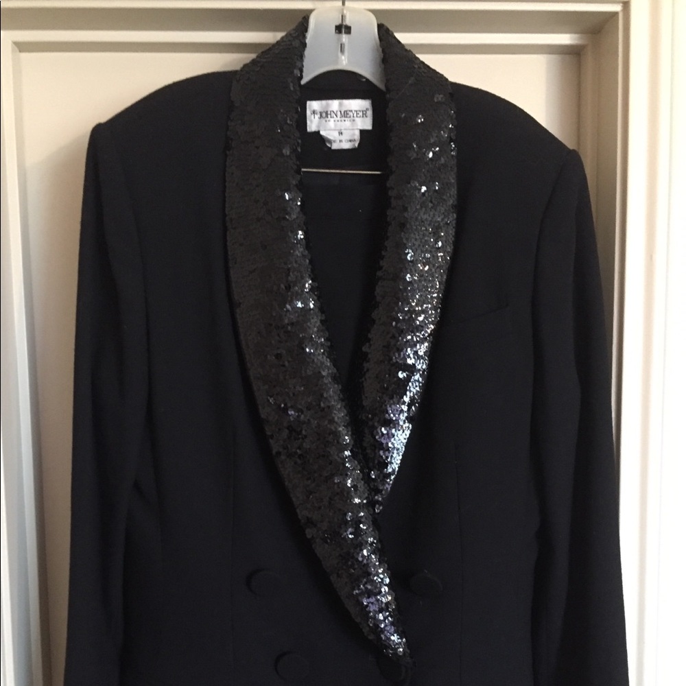 John Meyer Double Breasted Coat and skirt combo